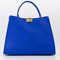 Noelle - Classic Grain - Hand bags - Blue - T3949 - Gold