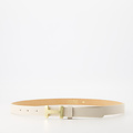 Hera Small - Classic Grain - Belts with buckles - Ecru - D37 - Gold