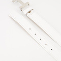 Hera Big - Classic Grain - Belts with buckles - White - D01 - Silver