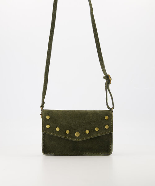 Nieuw Laura - Suede - Crossbody bags - Green - 49 - Gold