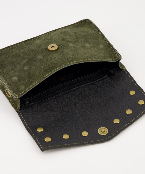 Nieuw Laura - Suede - Crossbody bags - Green - 49 - Gold