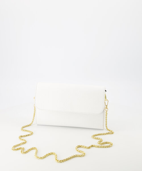 Valencia - Classic Grain - Evening bags - White - D01 - Gold