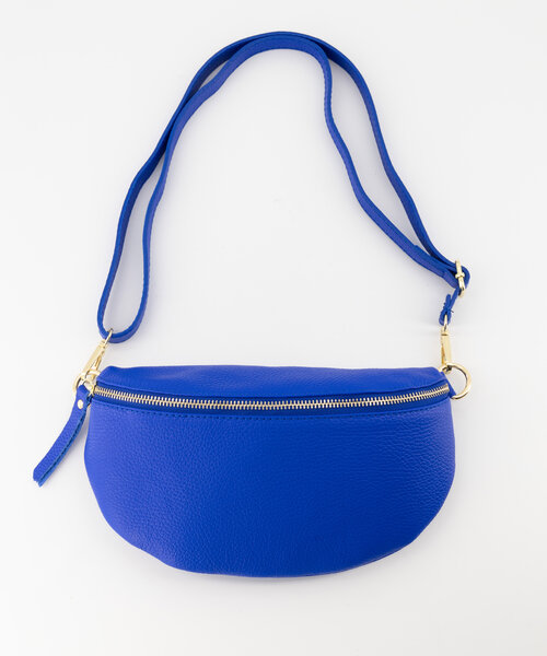 Zoey Big - Classic Grain - Bum bags - Blue - Dazzling Blue T3949 - Gold