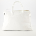 Birdie Large - Classic Grain - Hand bags - White - D01 - Gold