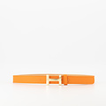 Hera Big - Classic Grain - Belts with buckles - Orange - D29 - Gold