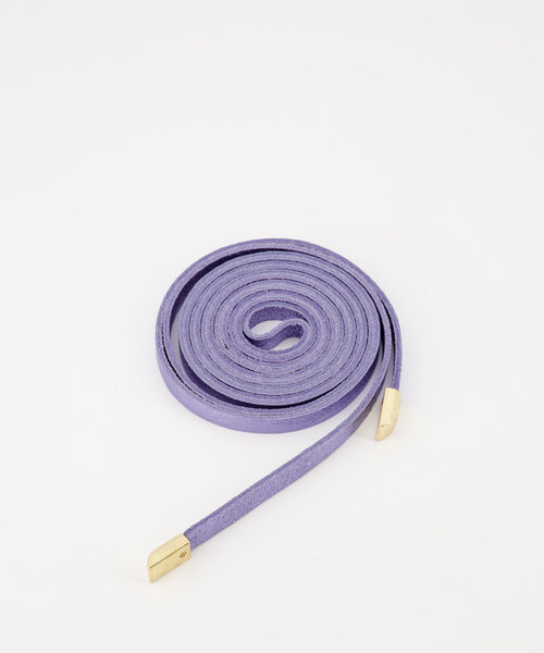 Lucia - Metallic - Waist belts - Purple - Lila - Silver