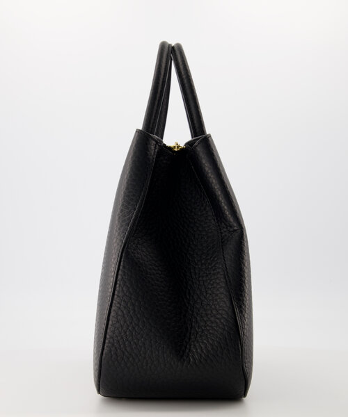 Bara - Large Grain - Hand bags - Black -  - Gold