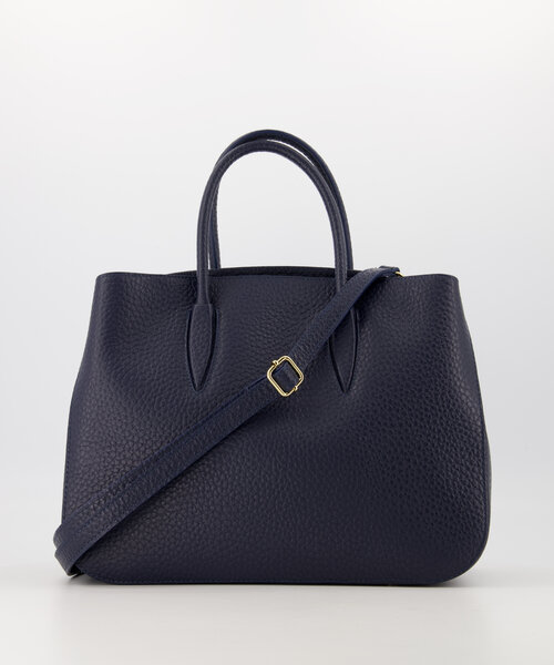 Bara - Large Grain - Handtassen - Blauw - Donkerblauw - Goudkleurig