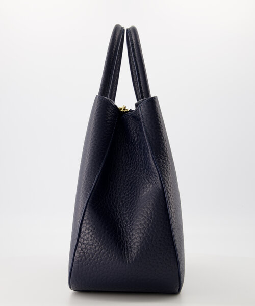 Bara - Large Grain - Hand bags - Blue - Donkerblauw - Gold