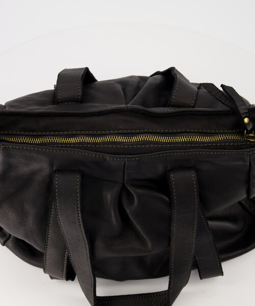 Ripley - Washed leather - Shoulder bags - Black -  - Bronze