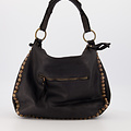 Roxy - Washed leather - Shoulder bags - Black -  - Bronze