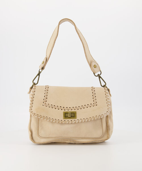 Rebel - Gewassen leer - Crossbody tassen - Zand -  - Bronskleurig