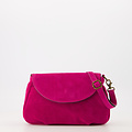 Mirza - Suede - Shoulder bags - Pink - Fuchsia - Gold