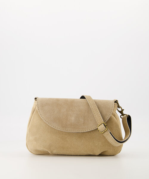 Mirza - Suede - Shoulder bags - Sand - 4 - Gold