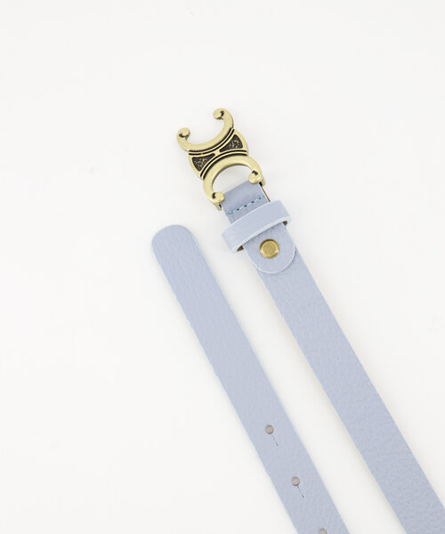 Eline Small - Riem - Classic Grain - Lichtblauw D292