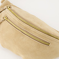 Quinty 2  - Suede - Heuptassen - Zand  - D04 - Goudkleurig