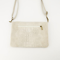 Peyton - Croco - Crossbody tassen - Ecru - 2 - Bronskleurig
