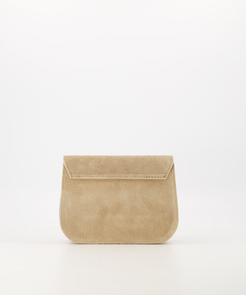 Flora  - Suede - Crossbody bags  - Sand - 4 - Bronskleurig