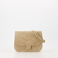 Flora  - Suede - Crossbody bags  - Sand - 4 - Bronskleurig