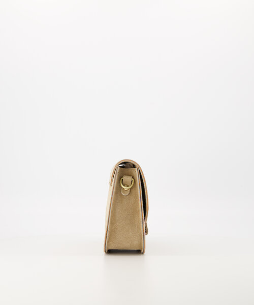 Flora  - Suede - Crossbody bags  - Sand - 4 - Bronskleurig