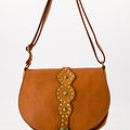 Franka - Gewassen leer - Crossbody tassen - Cognac -  - Bronskleurig