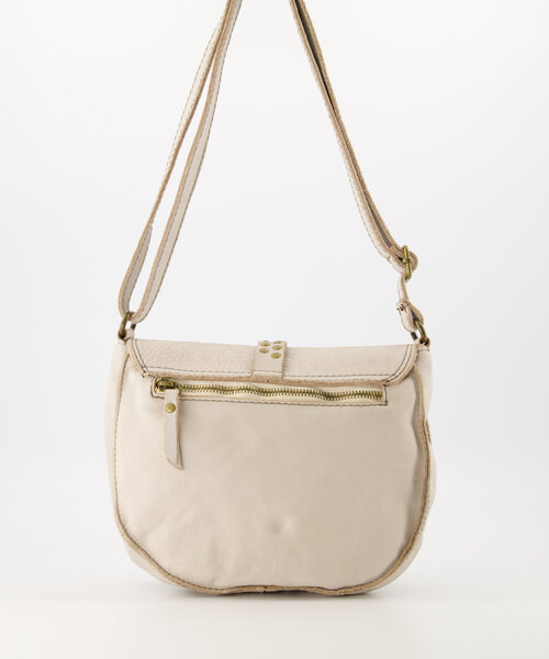Franka - Gewassen leer - Crossbody tassen - Ecru -  - Bronskleurig