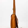 Franka - Gewassen leer - Crossbody tassen - Cognac -  - Bronskleurig