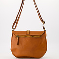 Franka - Gewassen leer - Crossbody tassen - Cognac -  - Bronskleurig
