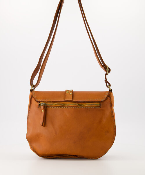 Franka - Gewassen leer - Crossbody tassen - Cognac -  - Bronskleurig