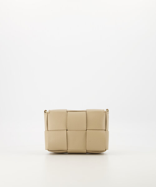 Steef  - Classic Grain - Crossbody bags - Taupe - D05 - Goudkleurig