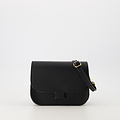 Flora  - Classic Grain - Crossbody tassen - Zwart - D28 - Bronskleurig