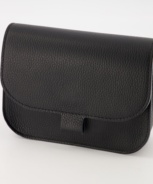 Flora  - Classic Grain - Crossbody tassen - Zwart - D28 - Bronskleurig