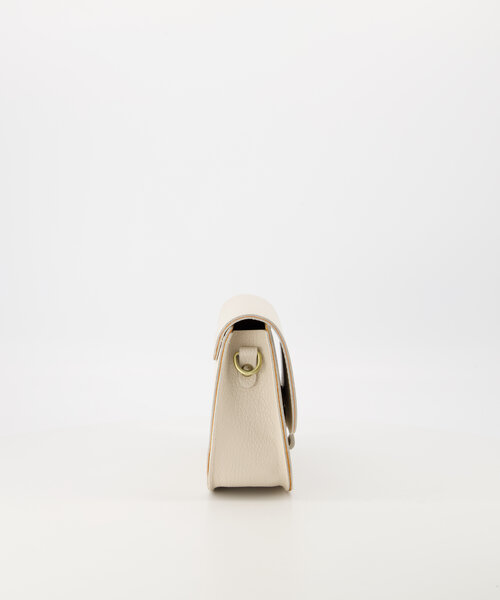 Flora  - Classic Grain - Crossbody tassen - Ecru - D37 - Bronskleurig