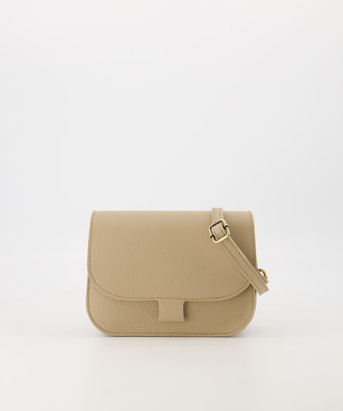 Flora  - Classic Grain - Crossbody bags - Taupe - D05 - Bronze