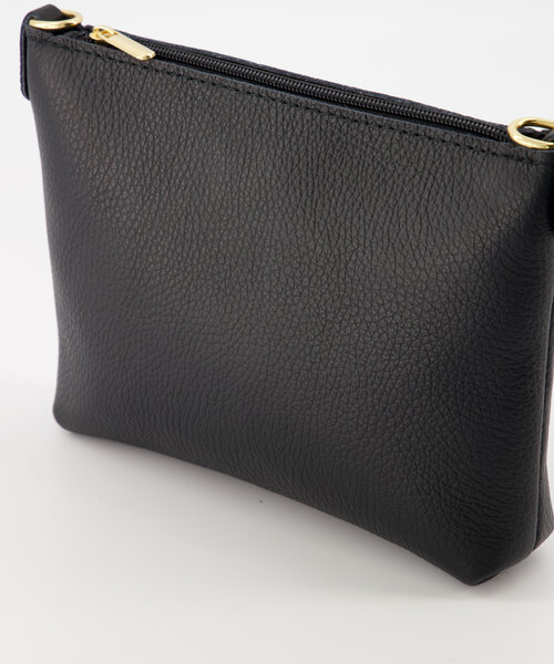 Ariel - Classic Grain - Crossbody tassen - Zwart - D28 - Goudkleurig