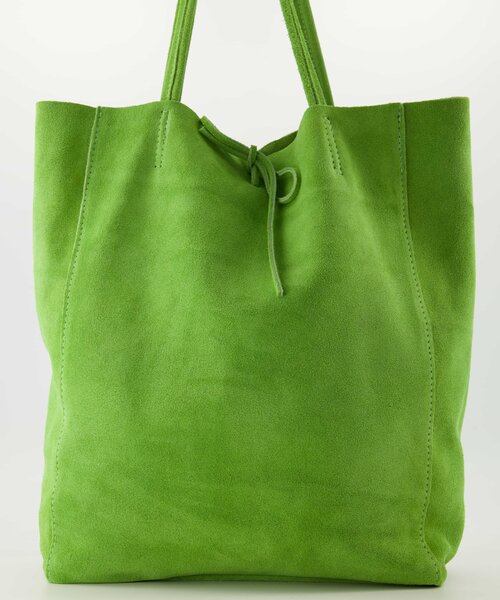Mia  - Suede - Crossbody tassen - Groen - Appelgroen D08B -