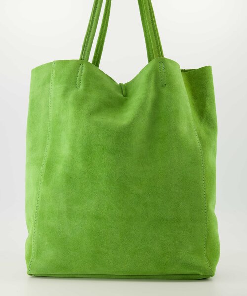 Mia  - Suede - Crossbody tassen - Groen - Appelgroen D08B -