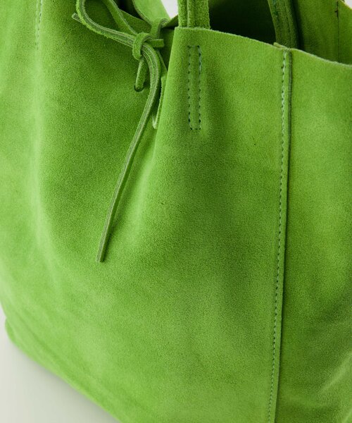 Mia  - Suede - Crossbody tassen - Groen - Appelgroen D08B -