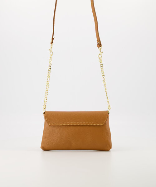 Finley  - Classic Grain - Crossbody tassen - Cognac - D109 - Goudkleurig
