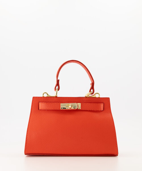 Kylie - Classic Grain - Hand bags - Red - T1644 - Gold