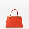 Kylie - Classic Grain - Handtassen - Rood - T1644 - Goudkleurig
