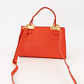 Kylie - Classic Grain - Handtassen - Rood - T1644 - Goudkleurig