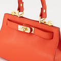 Kylie - Classic Grain - Handtassen - Rood - T1644 - Goudkleurig