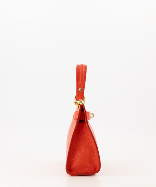 Kylie - Classic Grain - Handtassen - Rood - T1644 - Goudkleurig