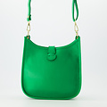 Valerie - Classic Grain - Crossbody bags - Green - Kelly Green D100 - Gold