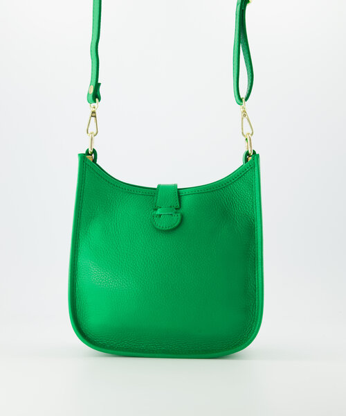 Valerie - Classic Grain - Crossbody bags - Green - Kelly Green D100 - Gold