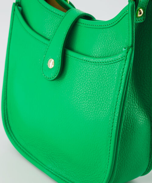 Valerie - Classic Grain - Crossbody bags - Green - Kelly Green D100 - Gold