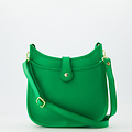 Valerie - Classic Grain - Crossbody bags - Green - Kelly Green D100 - Gold
