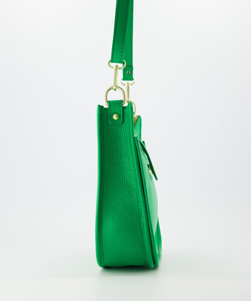 Valerie - Classic Grain - Crossbody bags - Green - Kelly Green D100 - Gold