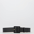 Caroline - Classic Grain - Belts with buckles - Black - D28 - Gold